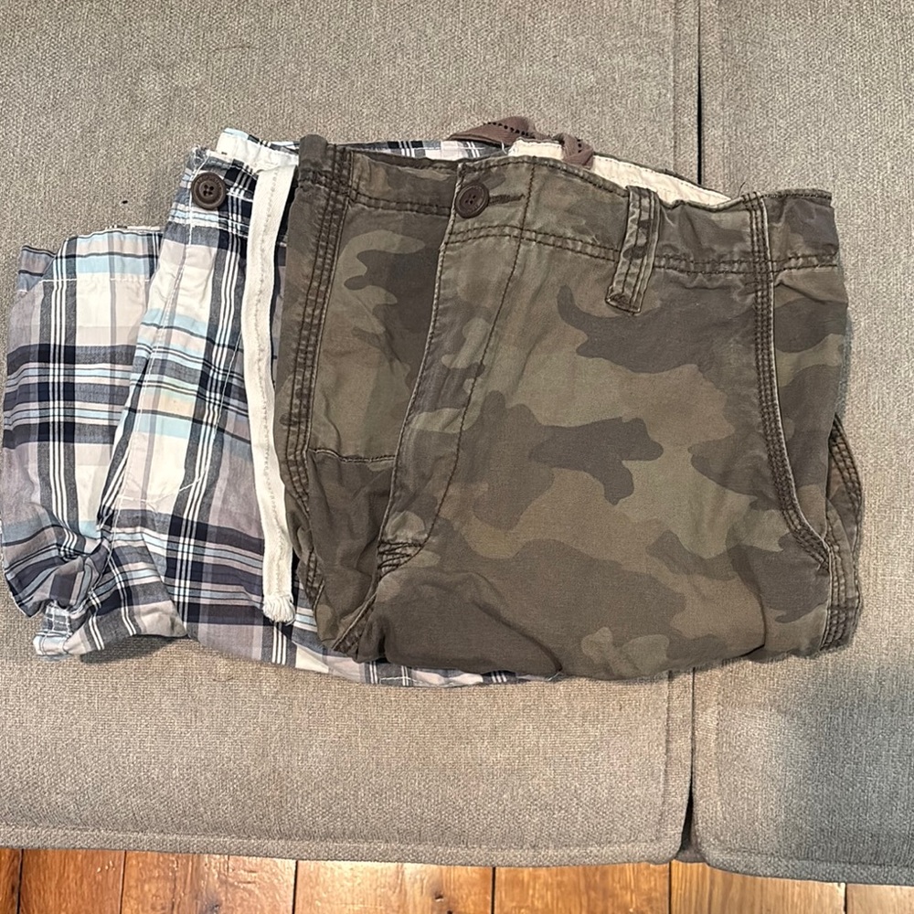 2 pairs Aeropostale Cargo  Shorts
